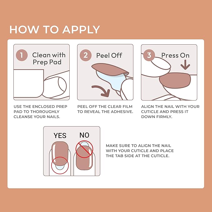 KISS imPRESS Bare but Better No Glue Mani Press On Nails - Flare