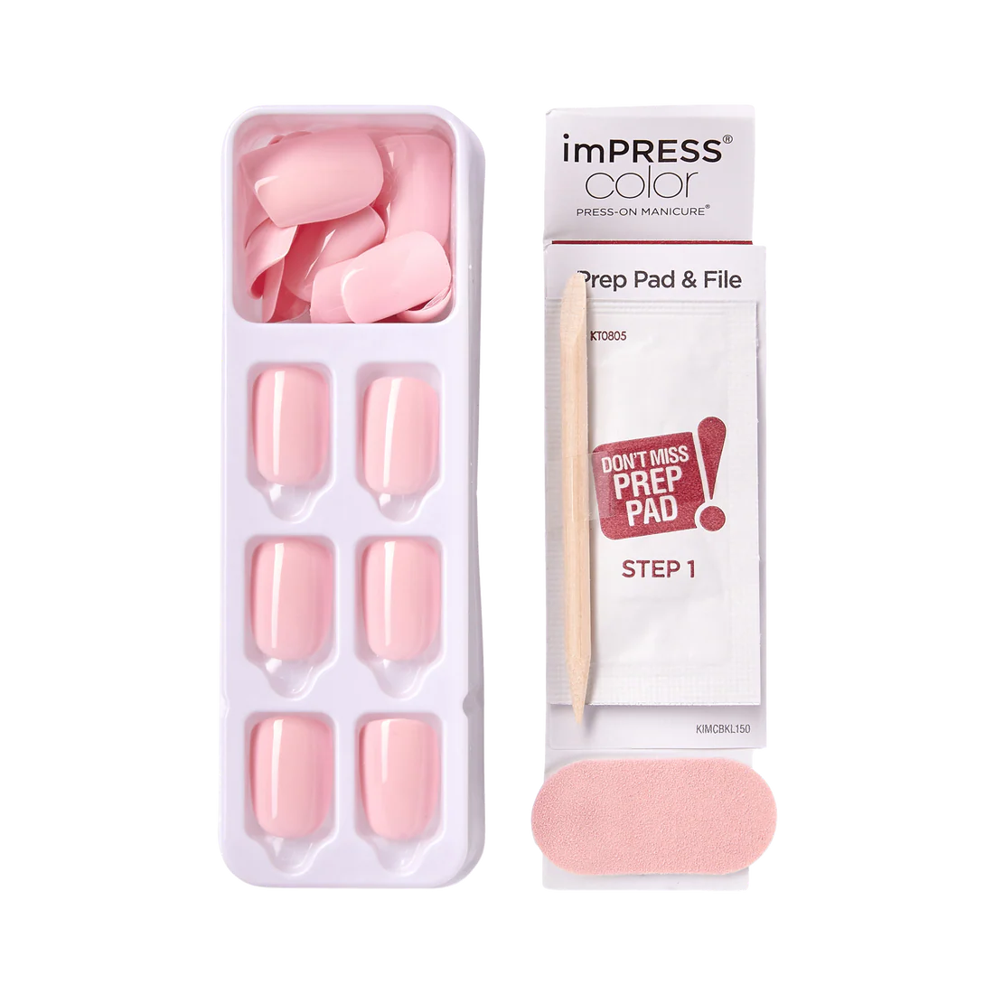 KISS imPRESS Color Gel Press On Nails - Pick Me Pink