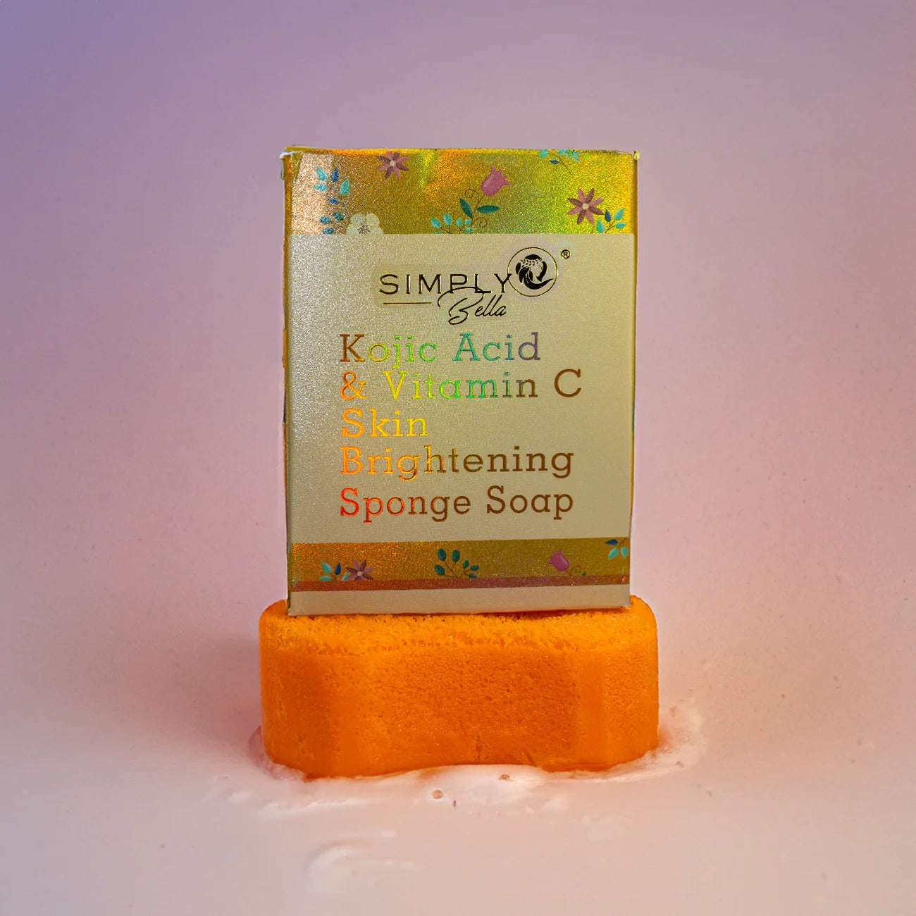 Simply Bella Kojic Acid & Vitamin C Skin Brightening Sponge Soap
