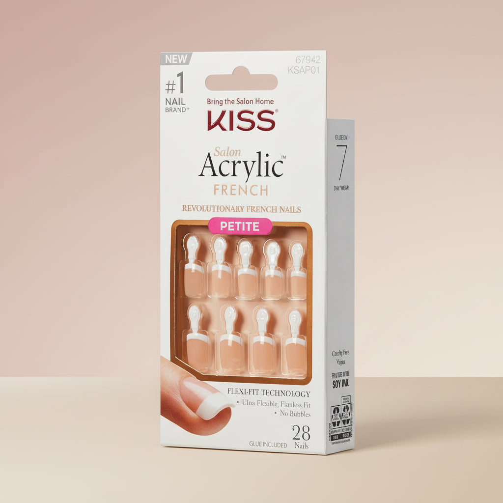 KISS Salon Acrylic French Nails Petite - Crush Hour