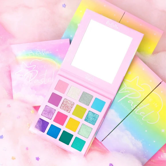 Life in Pastel 16 Color Eyeshadow Palette - Be Bella