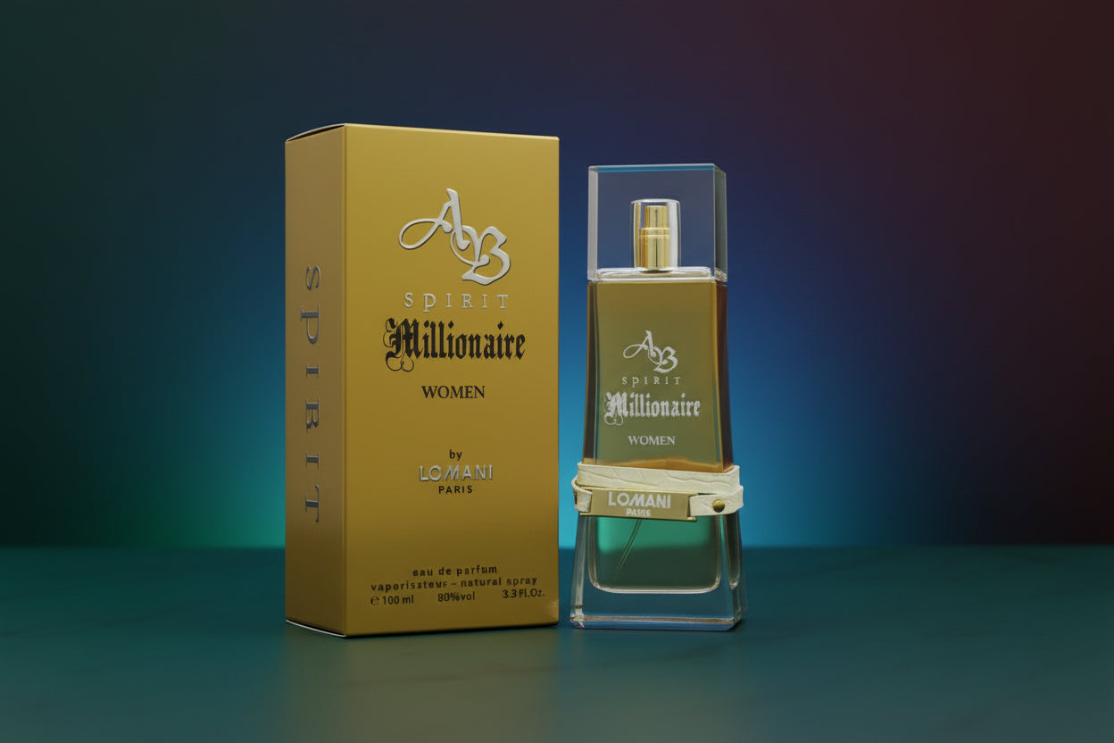 Ab Spirit Millionaire Ladies by Lomani Paris Eau De Parfum Spray 3.4 oz