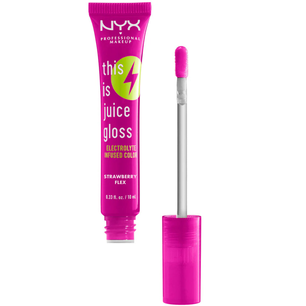 This Is Juice Gloss Hydrating Lip Gloss Strawberry Flex - NYX