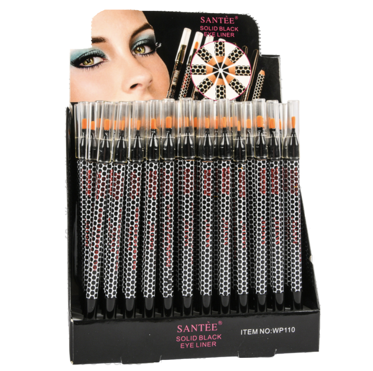 Solid Black Eyeliner - Santee