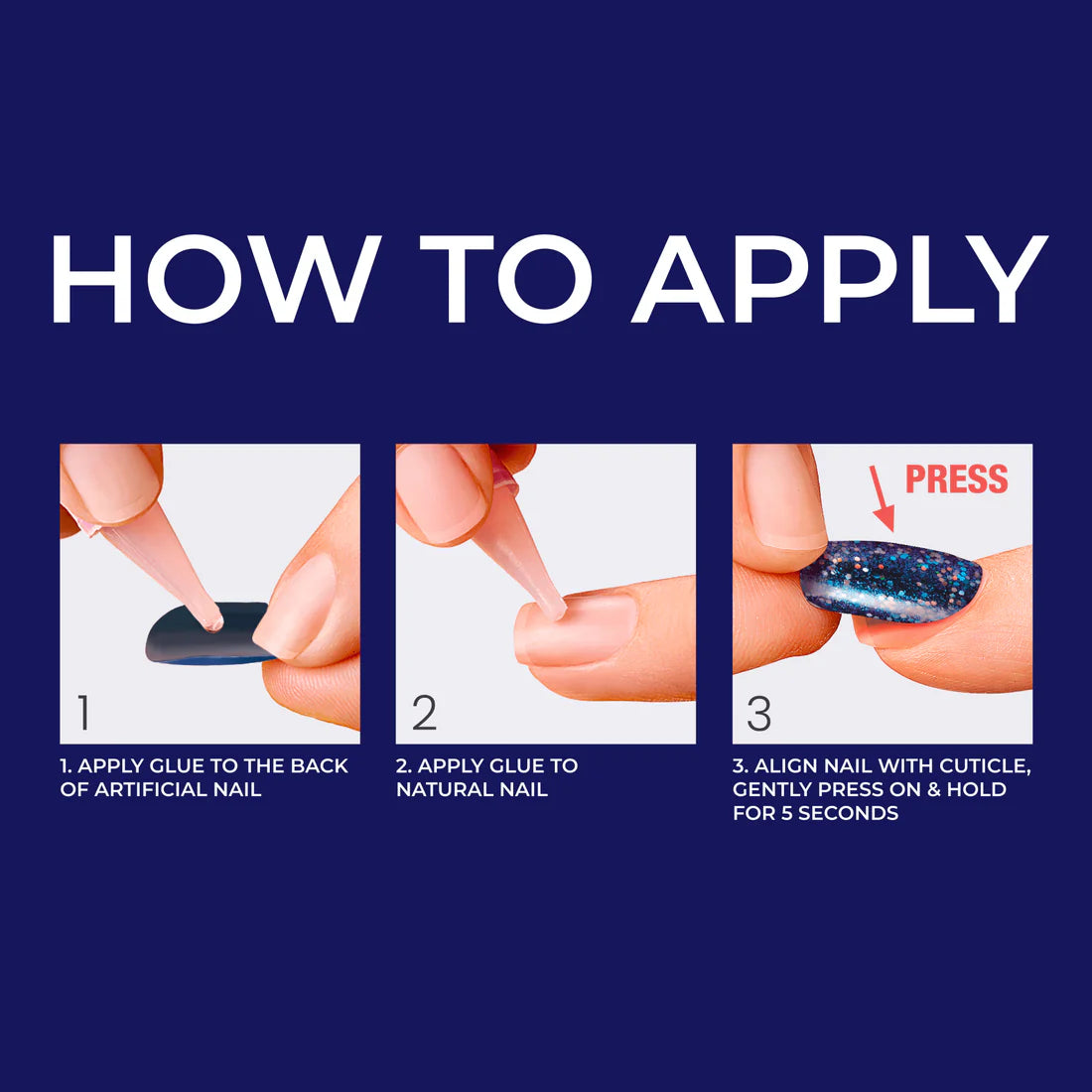 KISS Gel Fantasy Magnetic Ready-To-Wear Gel Nails With Velvety Effect - Dignity