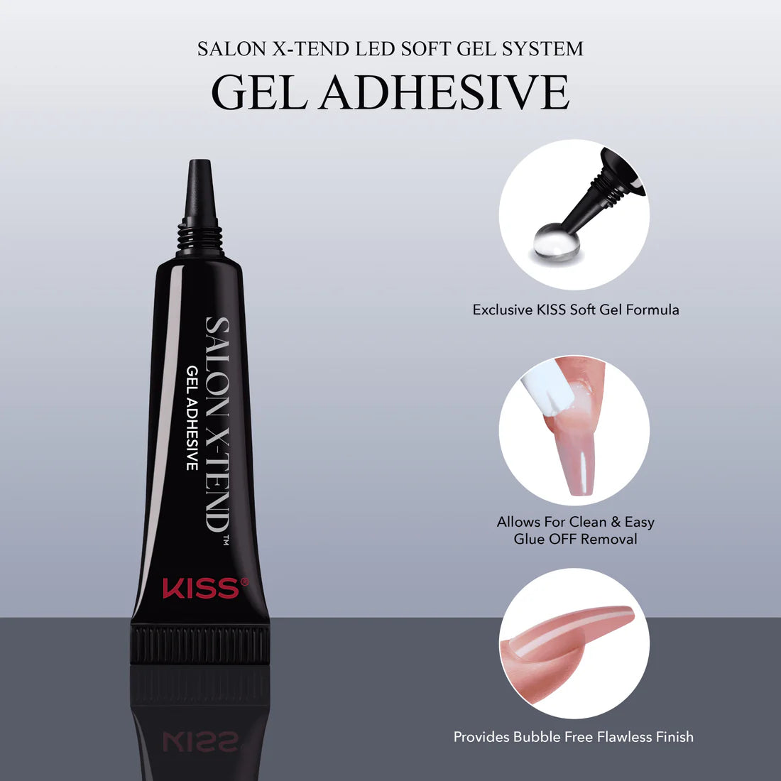 KISS Salon X-tend LED Soft Gel System Kit - Flowers