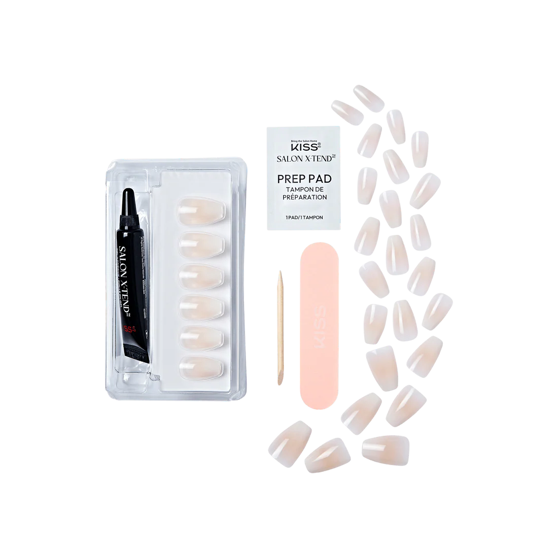 KISS Salon X-tend LED Soft Gel System Kit - Words