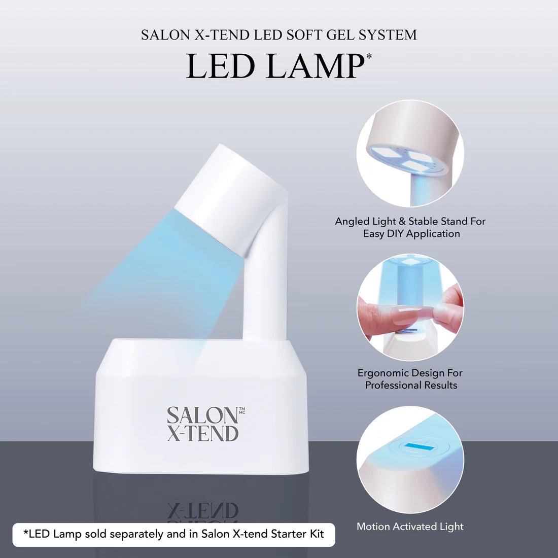 KISS Salon X-tend LED Soft Gel System Kit - Flowers