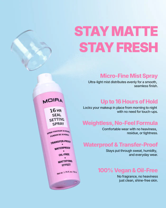 MOIRA 16HR Seal Setting Spray