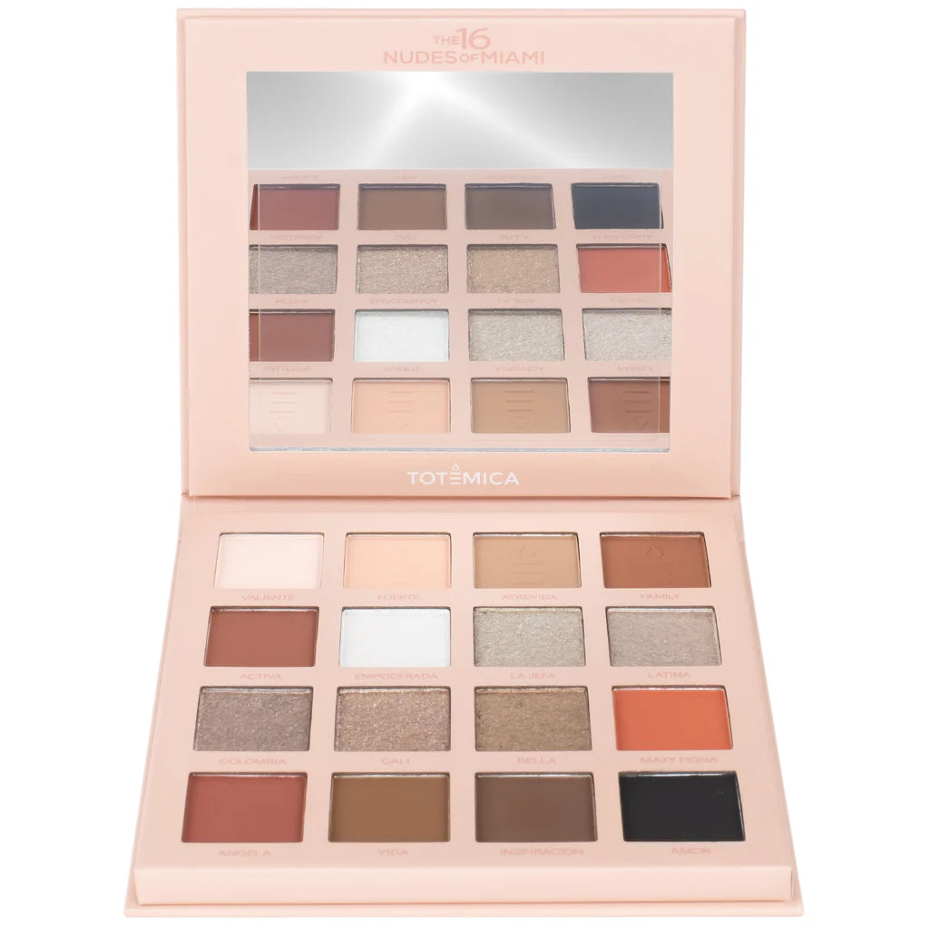 The 16 Nudes Of Miami Eyeshadow Palette - Totemica