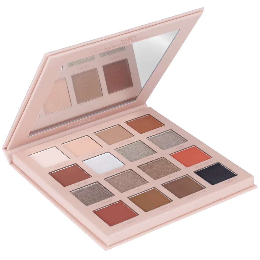 The 16 Nudes Of Miami Eyeshadow Palette - Totemica