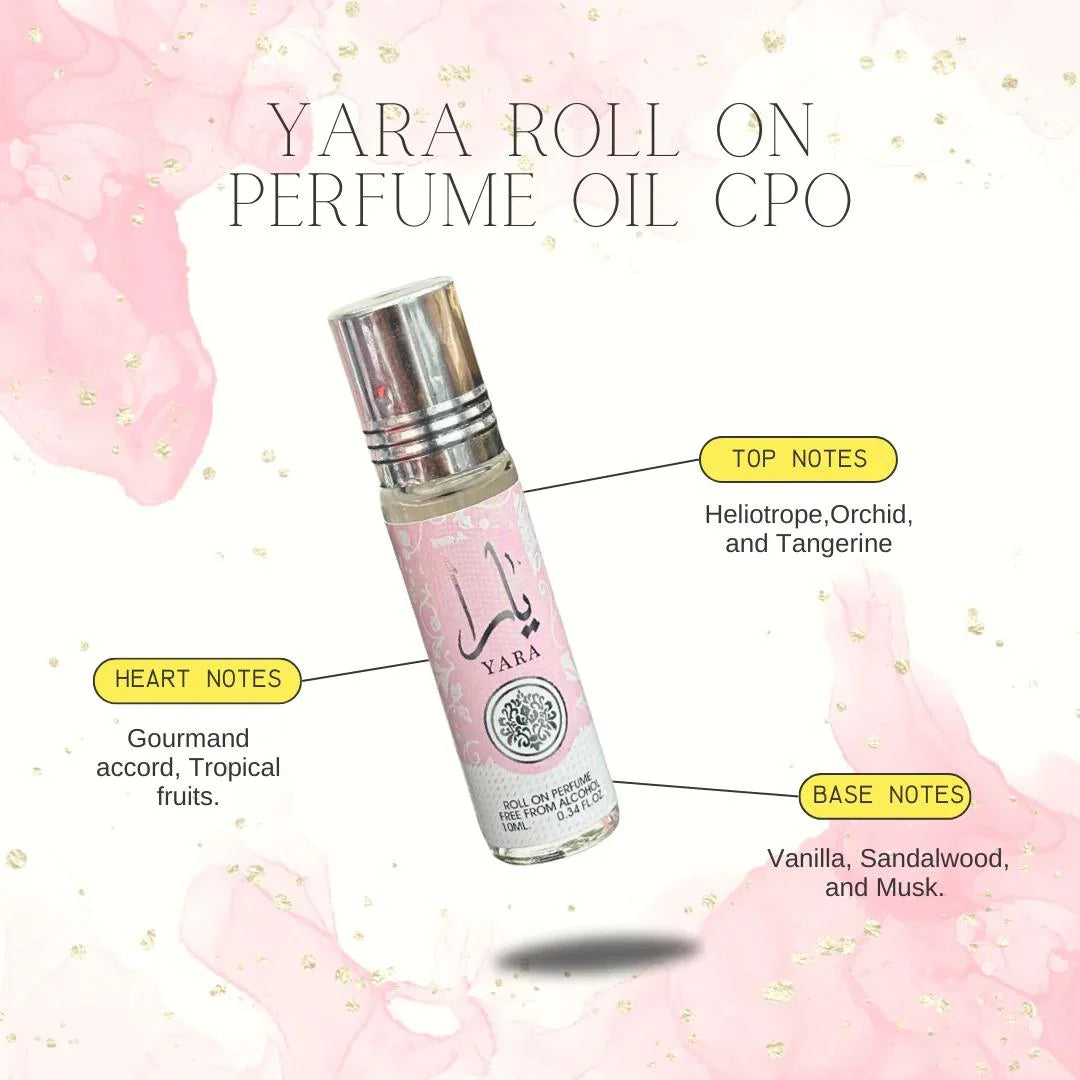 YARA Roll On Perfume Oil CPO By Ard Al Zaafaran
