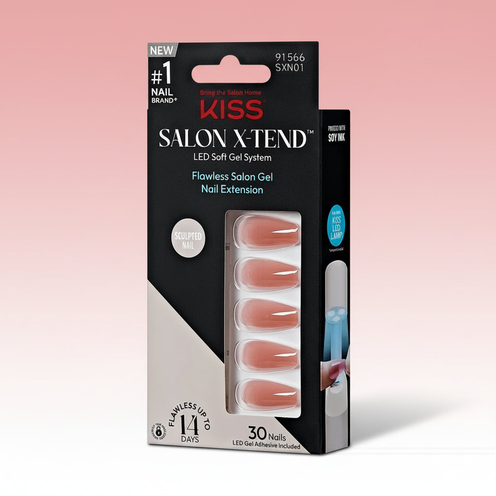 KISS Salon X-tend LED Soft Gel System Kit - Flowers