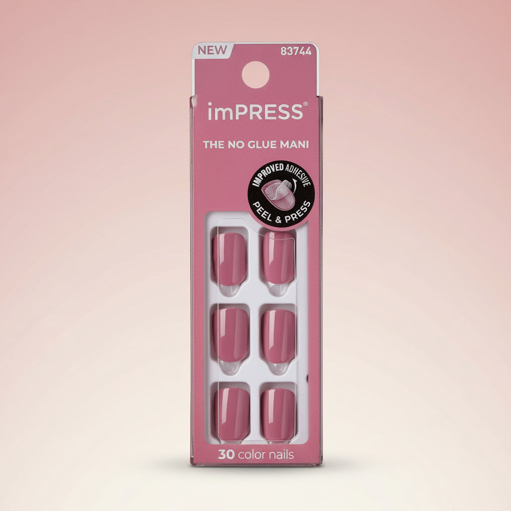 KISS imPRESS Color Gel Press On Nails - Petal Pink