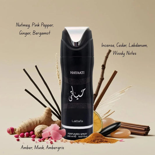 Lattafa Hayaati Deodorant Spray 200ml