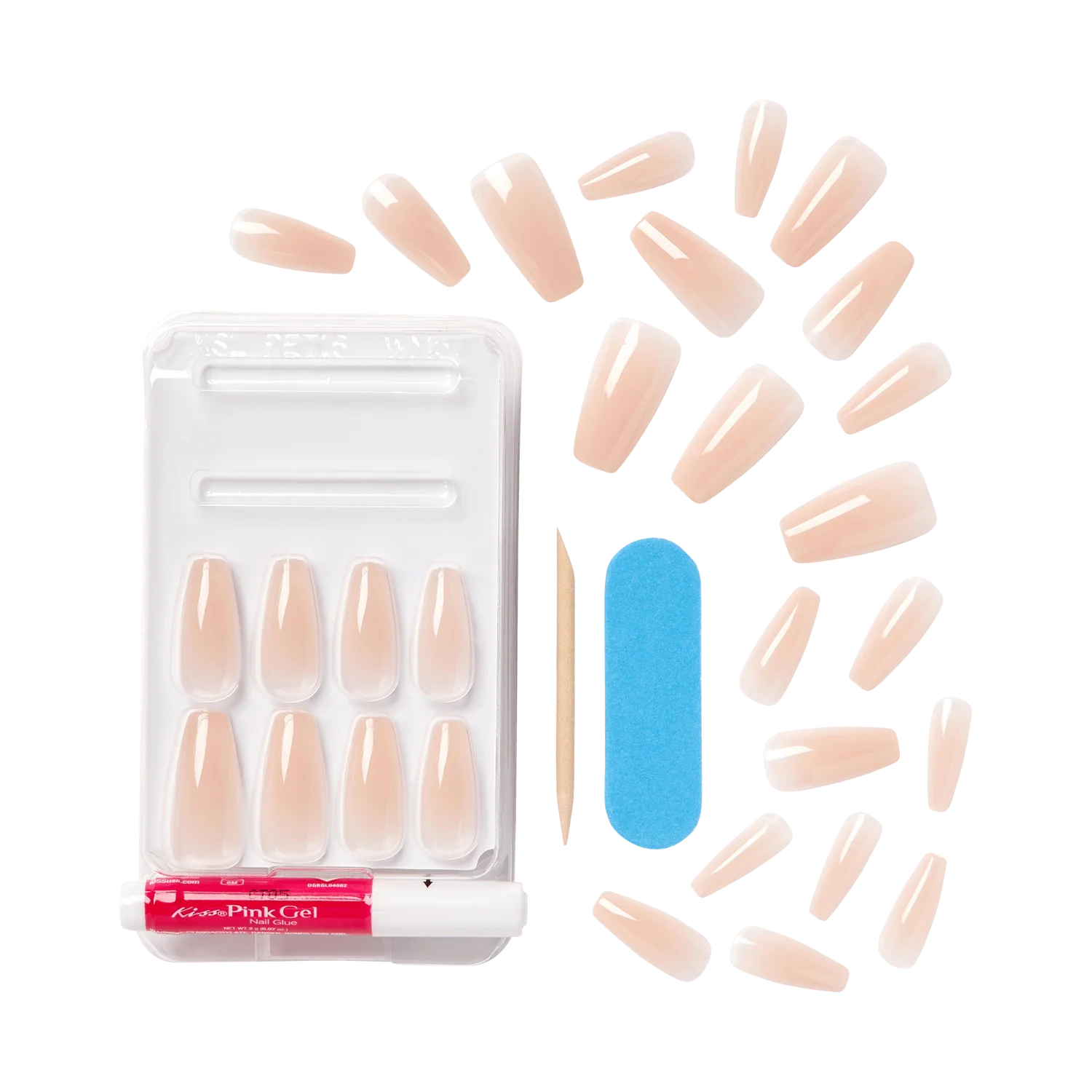 KISS Bare but Better TruNude Fake Nails - Nude Drama